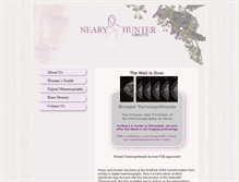 Tablet Screenshot of nearyhunterobgyn.com